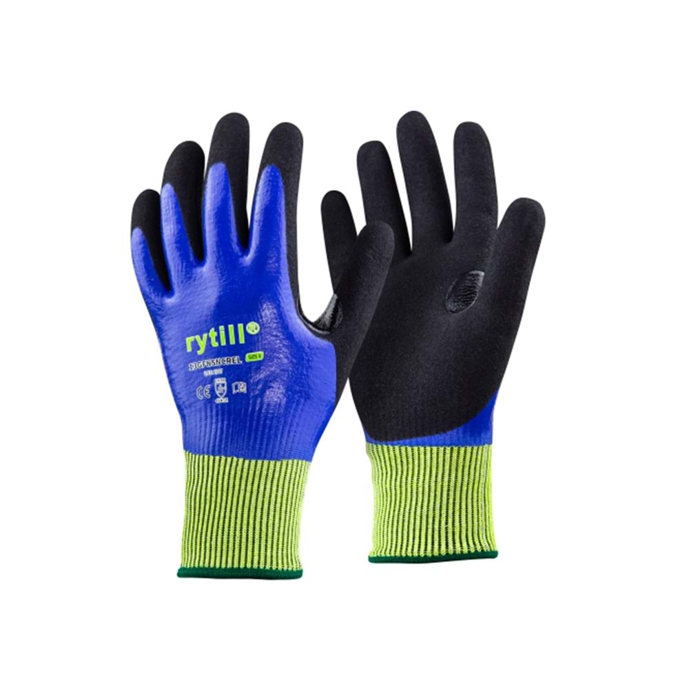 Rytill İş Eldiveni - 13 GFNSNRCEL - Mavi - 10