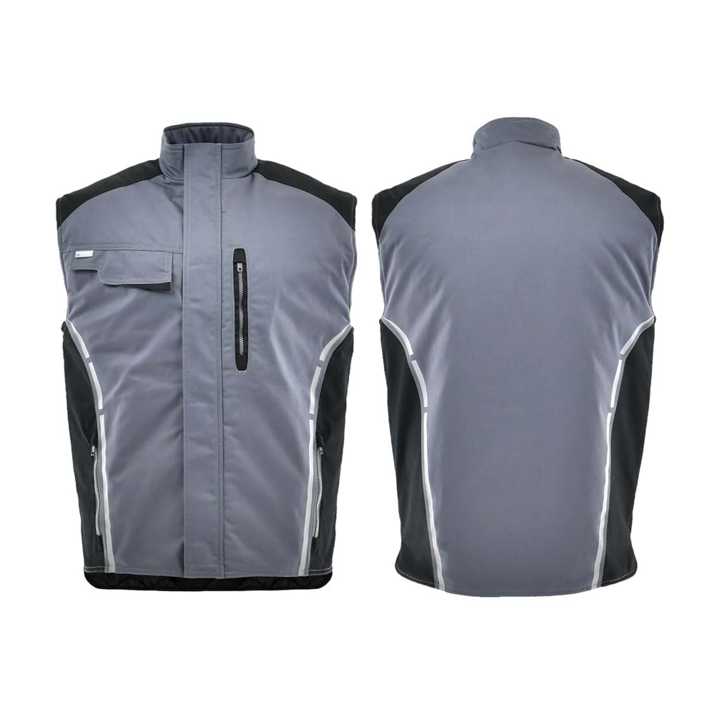 Yelek Sara Standart - Gri - L