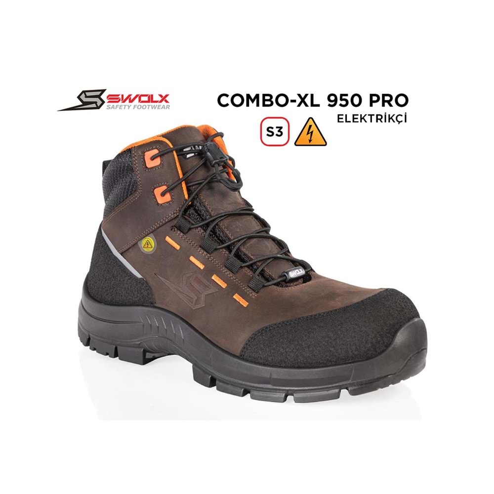 Swolx İş Ayakkabısı - Combo-XL Pro 950 S3 Elektrikçi - 41