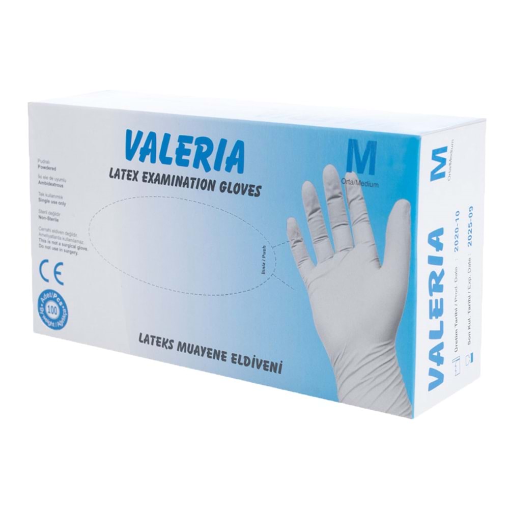 Valeria Latex Pudralı Eldiven - 7