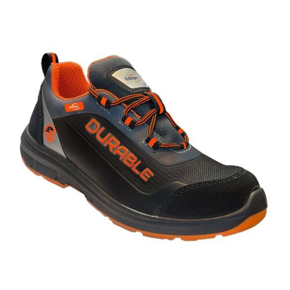 Vento İş Ayakkabısı - Çelik Burunlu Durable S1 Siyah - 40
