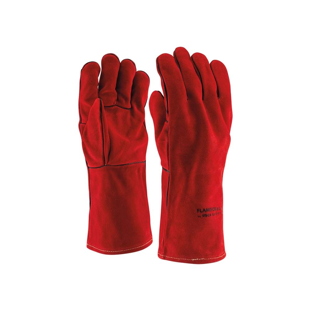 Rock Safety İş Eldiveni - Welder Flamefox-R-GA Kaynakçı Kırmızı - 10