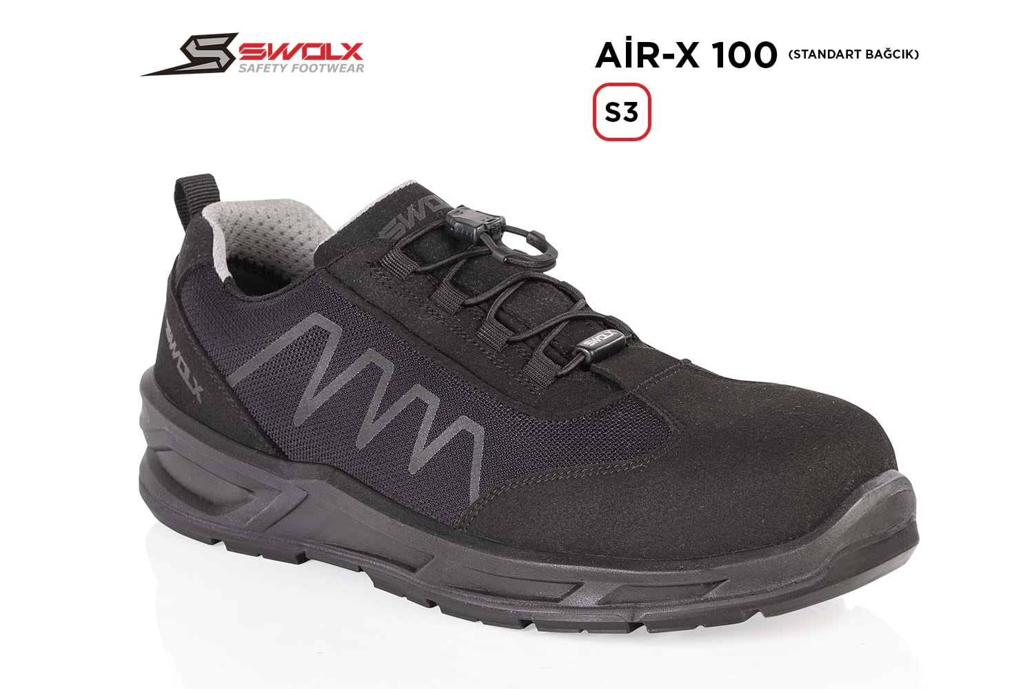 Swolx İş Ayakkabısı - Air-X Standart Bağcık 100 S3 - 46