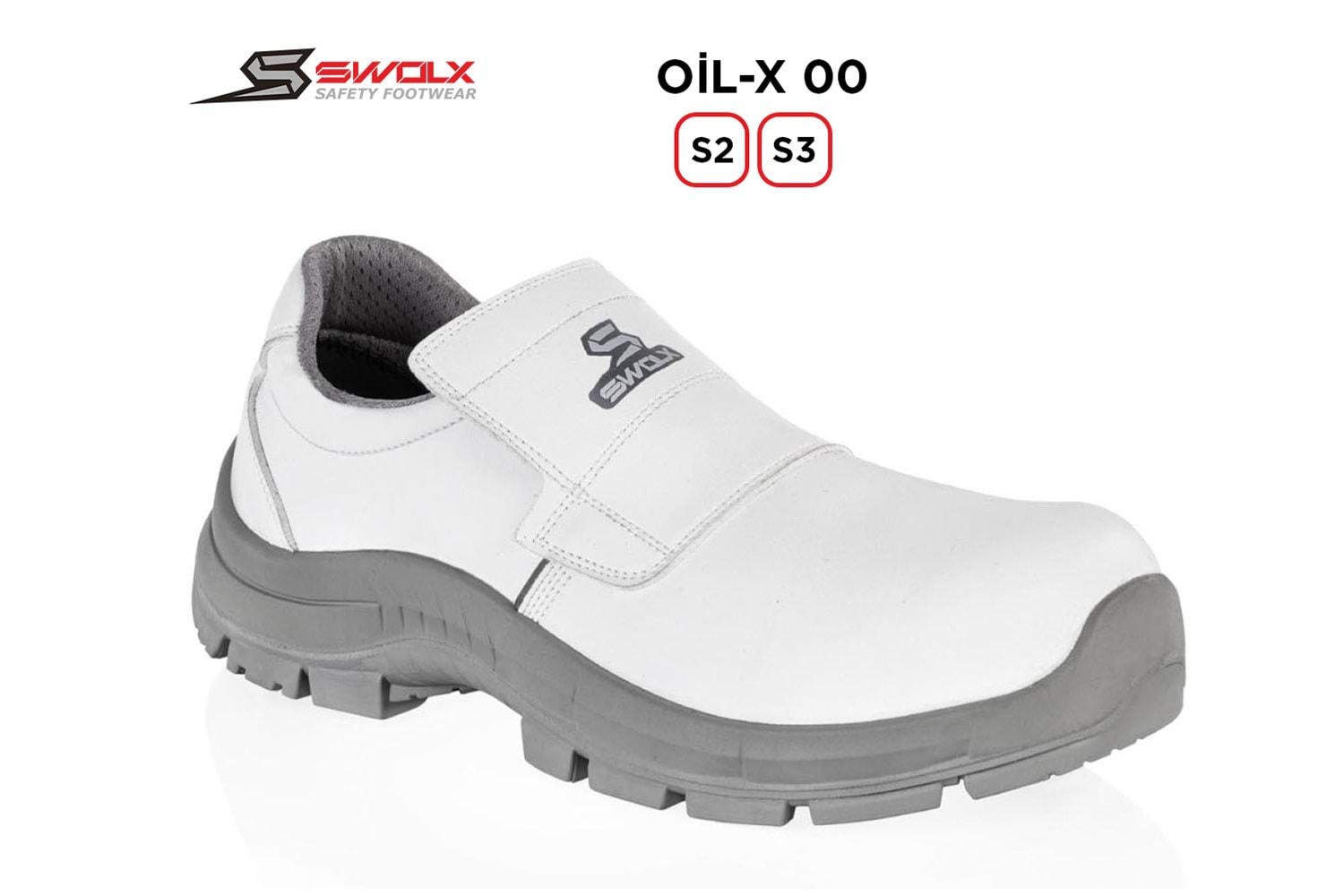 Swolx İş Ayakkabısı - Oil-X 00 S2 Beyaz - 42