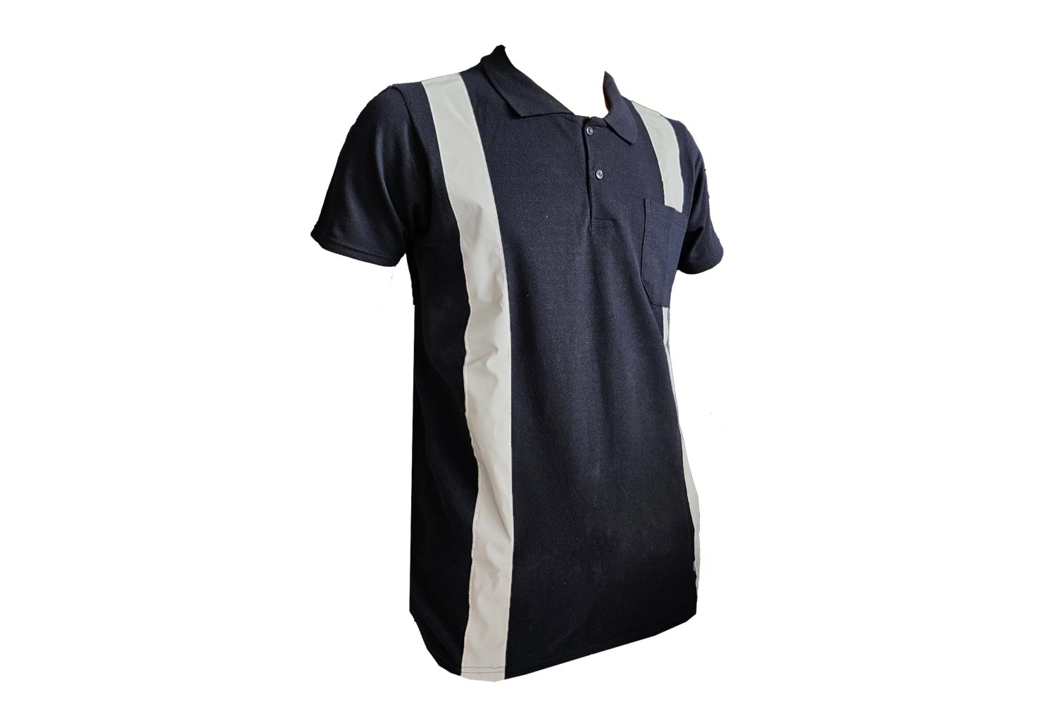 Borolx - Pike T-shirt Omuz Fosforlu - Lacivert - XXS