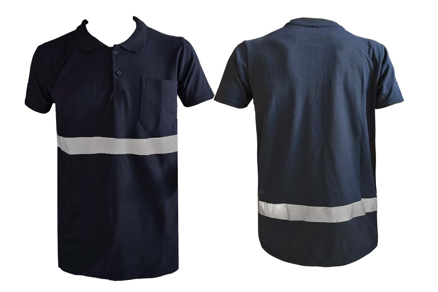 Borolx - Pike T-shirt Bel Fosforlu - Lacivert - XXS