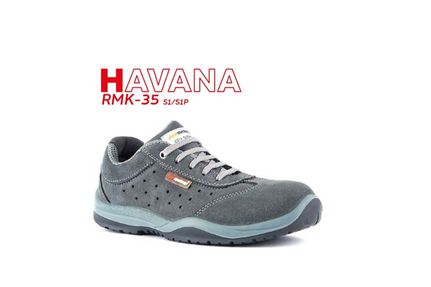 Mekap İş Ayakkabısı - Savana Rmk-35 Gray Suede S1