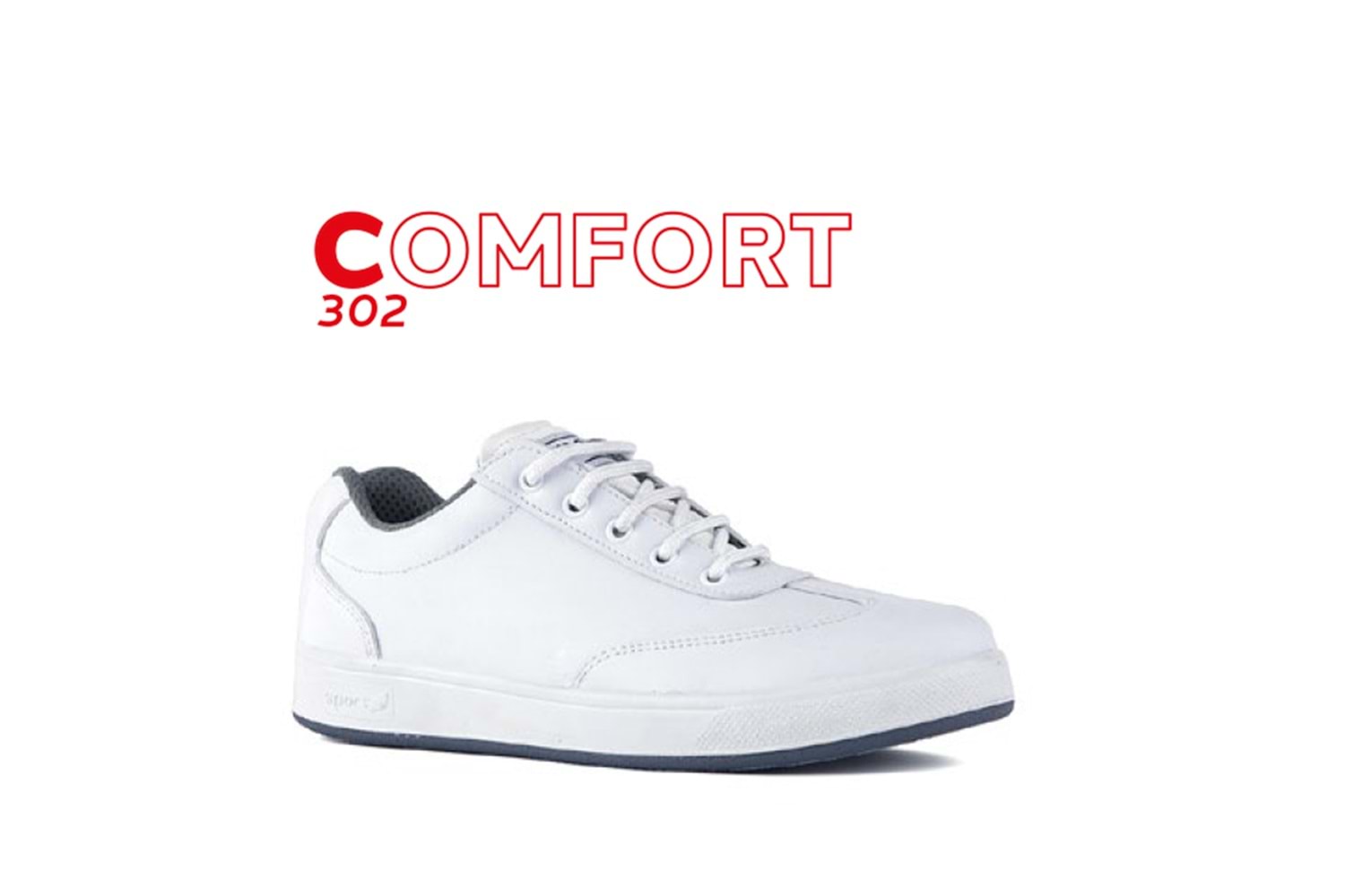 Mekap İş Ayakkabısı - Comfort 302 White
