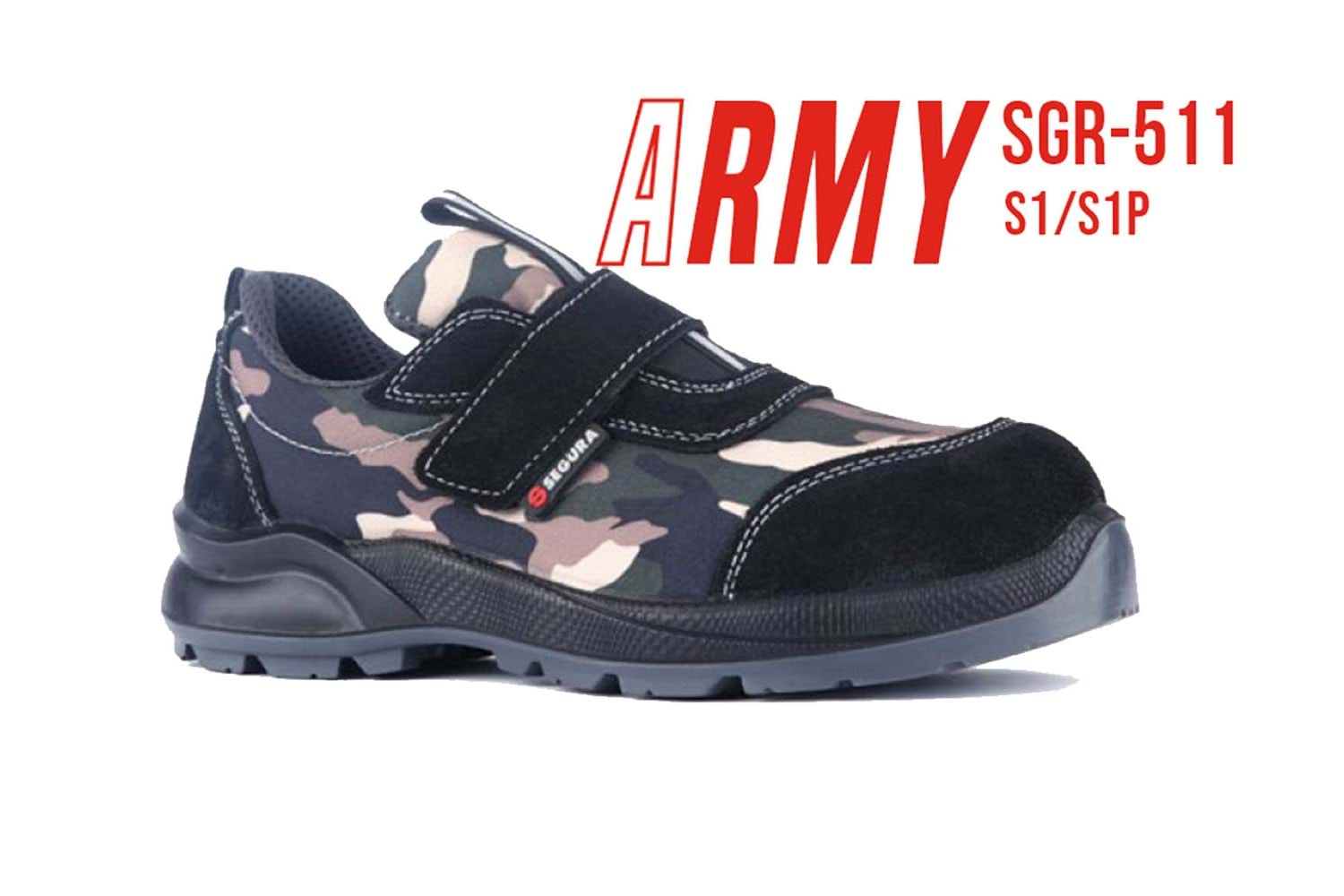 Segura İş Ayakkabısı - Army Sgr-511 S1 Siyah - 42
