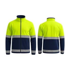 Polar Mont Refl. 2 Cepli - Neon Sarı-Lacivert - M