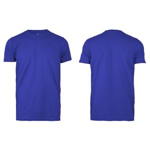 T-shirt TBK01 Bisiklet Yaka Kısa Kol - Lacivert - M