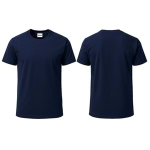 T-shirt TBK01 Bisiklet Yaka Kısa Kol - Lacivert - S
