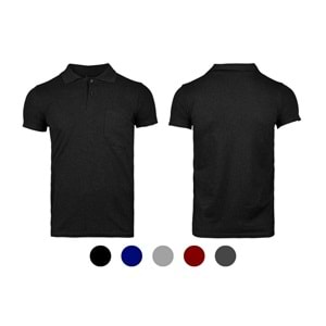 T-shirt TPK12 Polo Yaka Kısa Kol - Antrasit.Füme - XL