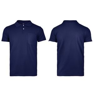 T-shirt TPK10 Polo Yaka Kısa Kol - Lacivert - XL