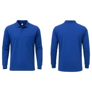 Sweatshirt SPU30 Polo Yaka - Lacivert - L