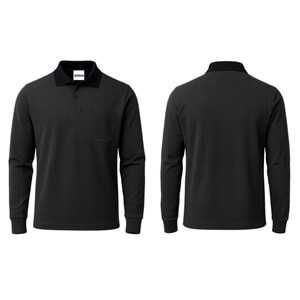 Sweatshirt SPU32 Polo Yaka - Antrasit.Füme - L