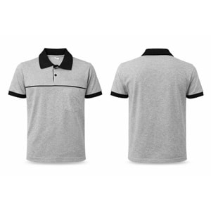 T-shirt TPK10-01 Polo Yaka Kısa Kol - Grimelanj - L