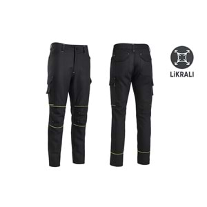 Pantolon PAN43-01 - Antrasit-Neon Sarı - XL