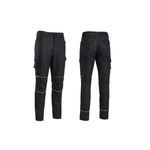 Pantolon PAN43-01 - Antrasit-Neon Sarı - XL