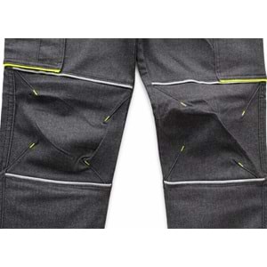 Pantolon PAN43-01 - Antrasit-Neon Sarı - XL