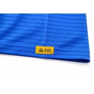 T-shirt TBK60-01 Bisiklet Yaka ESD - Beyaz - S