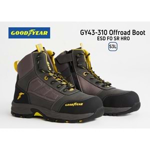 Goodyear İş Botu - GY43-310 Offroad Boot ESD FO SR HRO S3L - 43