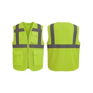 İkaz Yeleği IYM51-01 - Neon Turuncu - XXL