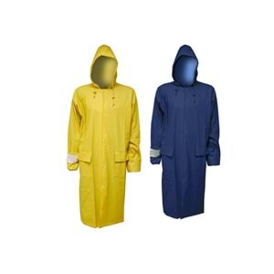 Probody Yağmurluk - Pardesü Semi Pu - Mavi - XXL