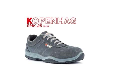 Mekap İş Ayakkabısı - Kopenhag Rmk-25 Gray Suede S2