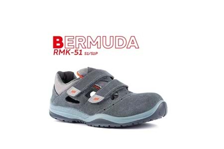 Mekap İş Ayakkabısı - Bermuda Rmk-51 Gray S1