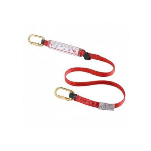 Vento Çift Kancalı Şok Emicili Lanyard