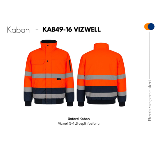 Kaban 5+1 KAB49-16 Vizwell - Turuncu - S