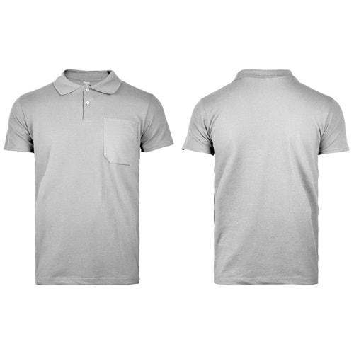 T-shirt - Polo Yaka Pike Lacost Kısa Kol Cepli Grimelanj - TOP402