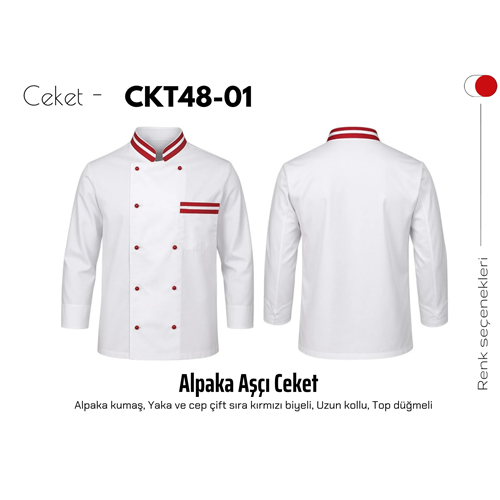 Ceket Aşçı CKT48-01 - XL