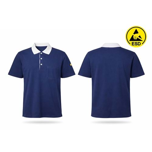 T-shirt TPK61-01 Polo Yaka ESD