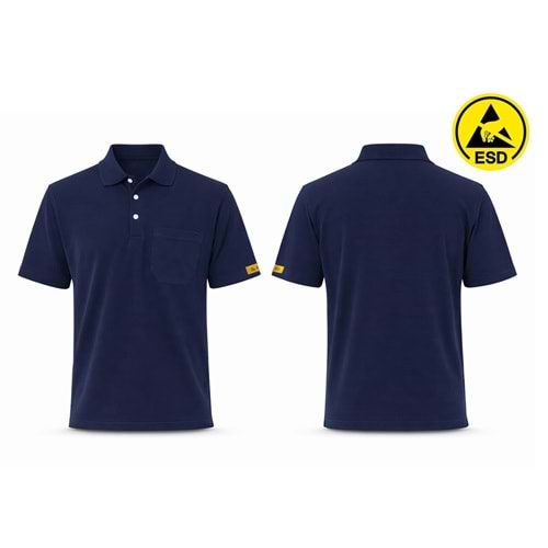 T-shirt TPK61-02 Polo Yaka ESD