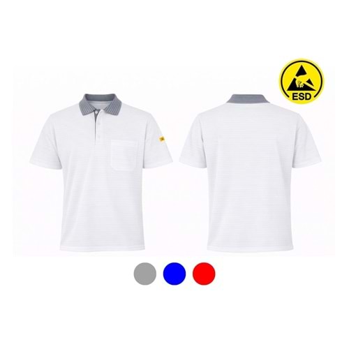 T-shirt TPK61-05 Polo Yaka ESD