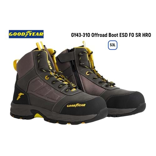 Goodyear İş Botu - GY43-310 Offroad Boot ESD FO SR HRO S3L