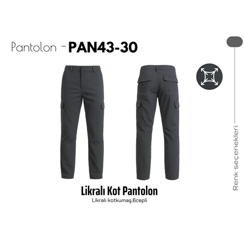 Pantolon PAN43-30 Dogtas Kelebek Montor