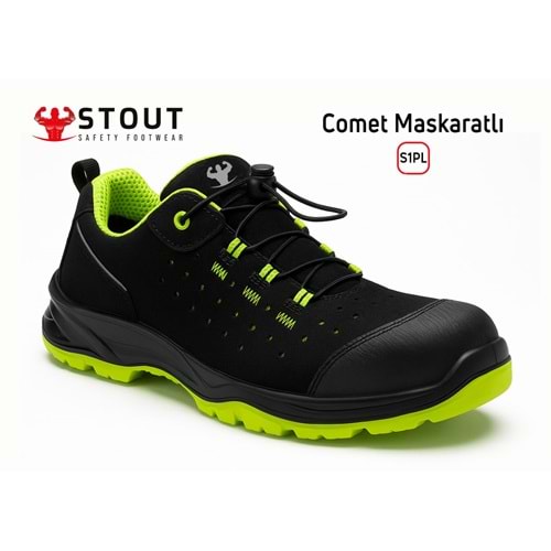 Stout İş Ayakkabısı Kompozit Burunlu Maskaratlı Comet S1P