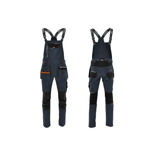 Sara Tulum Workwear Monter Askılı Tulum