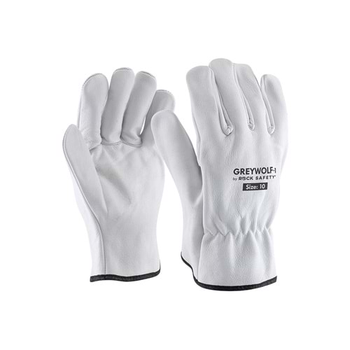 Rock Safety İş Eldiveni - Greywolf Deri Driver - Gri