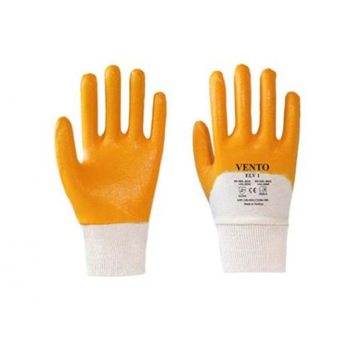 Vento İş Eldiveni Nitril Eldiven ELV-1 Sarı