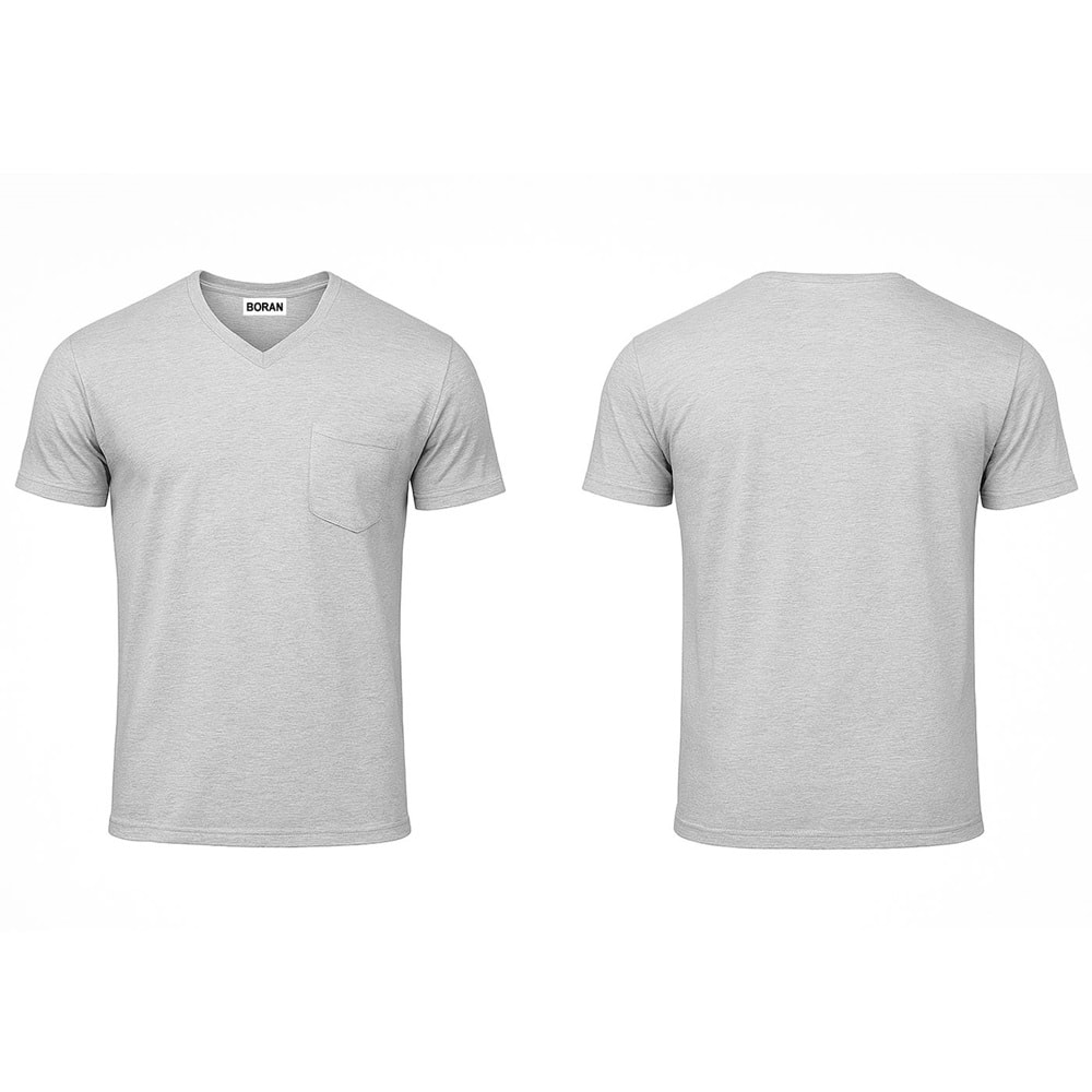 T-shirt TVK01 V Yaka Kısa Kol - Grimelanj - M