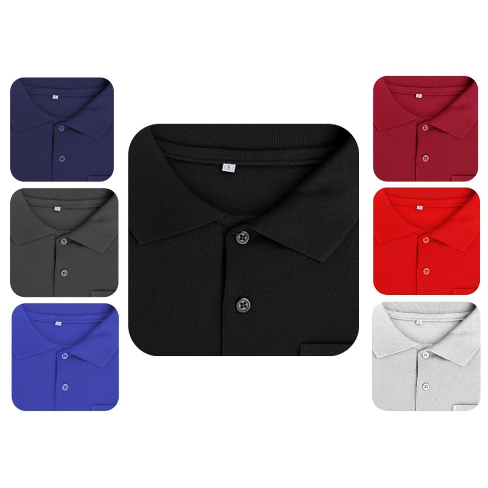 T-shirt TPK10 Polo Yaka Kısa Kol - Lacivert - S