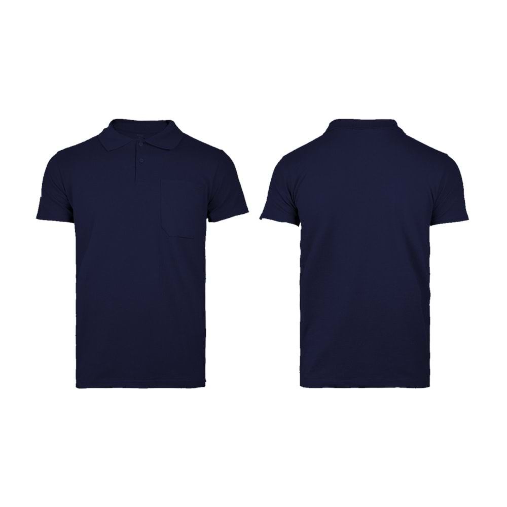 T-shirt TPK10 Polo Yaka Kısa Kol - Lacivert - S