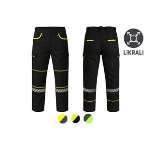 Pantolon PAN45-01 - Antrasit-Sarı - L