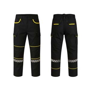 Pantolon PAN45-01 - Antrasit-Sarı - L