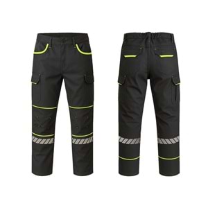 Pantolon PAN45-01 - Antrasit-Sarı - L