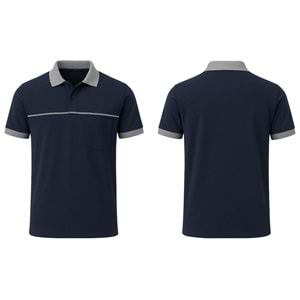 T-shirt TPK10-01 Polo Yaka Kısa Kol - Grimelanj - L